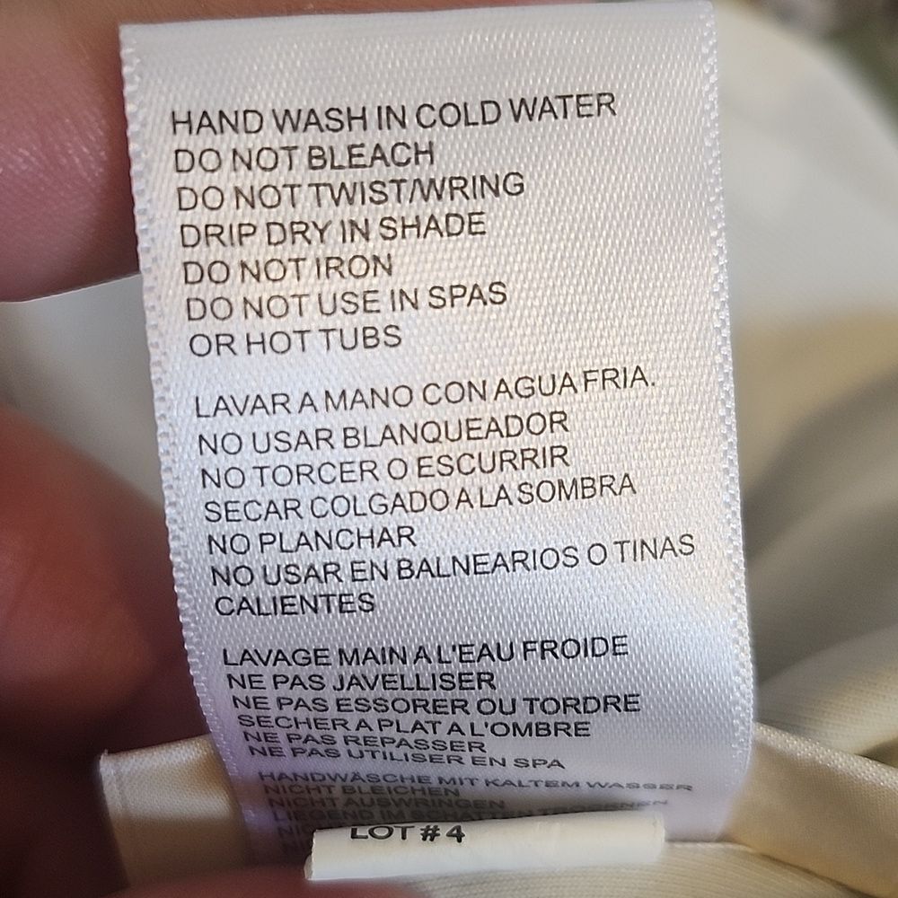 Michael Kors Olive and Gold Detail Swimsuit, 10 - Picture 11 of 12